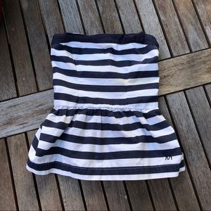 Sleeveless Abercrombie kids striped top